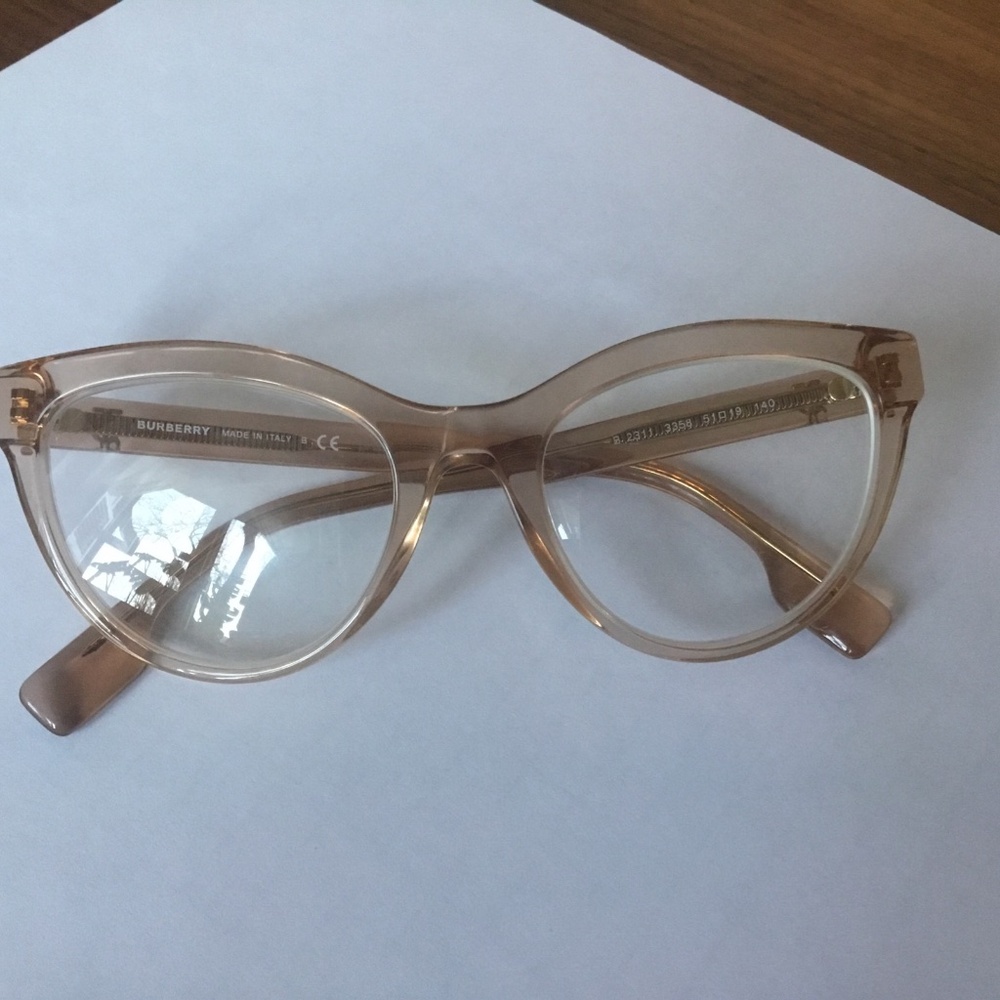 Burberry Eyeglasses BE2311 3358 51mm Transparent Peach / Lens - Picture 4 of 8